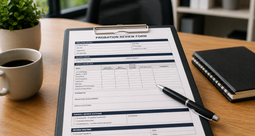 Probation review form